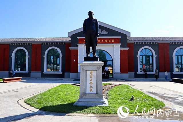 京绥铁路历史展示馆。实习生 王伊蕊摄